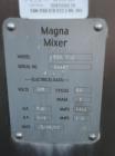 Used Stainless Steel Magna High Speed Single Arm Mixer, Model 50H-4C1, approximate 10 gallon/50 pound working capacity