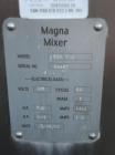 Used- Stainless Steel Magna High Speed Single Arm Mixer, Model 50H-4C1, approximate 10 gallon/50 pound working capacity