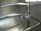 Used Stainless Steel Magna High Speed Single Arm Mixer, Model 50H-4C1. Approximate 10 gallon/50 pound working capcity