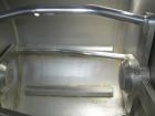 Used Stainless Steel Magna High Speed Single Arm Mixer, Model 50H-4C1. Approximate 10 gallon/50 pound working capcity