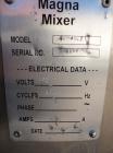 Used Stainless Steel Magna High Speed Single Arm Mixer, Model 50H-4C1