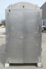 Used Peerless Single Arm Dough Mixer, Model 9SD, 304 Stainless Steel. Approximate 2800 pound dough capacity (55.6 cubic feet) batch size. Jacketed bowl 54
