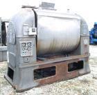 USED: Readco high speed dough mixer, model 16 dreadnought, 304 stainless steel. 1600 pound batch size. Glycol jacketed bowl approx 44