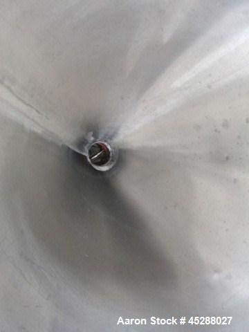 Used Tri-Clover Tri-Blender, Model F2116-EZ-SYS. Stainless steel construction, approximately 4.5" diameter x 1.5" high 3 blade impeller, driven by 3hp, 230/460 volt, 3535 rpm TEFC motor, 3" top inlet...