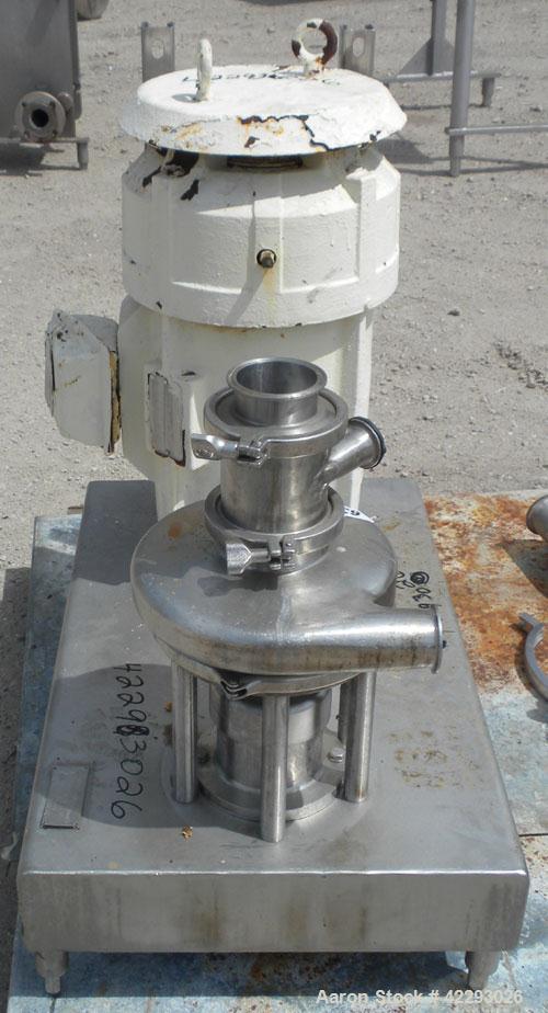 Used Stainless Steel Tri-Clover Tri-Blender, model F3218MD-B40-S