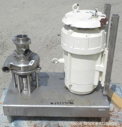 Used Stainless Steel Tri-Clover Tri-Blender, model F3218MD-B40-S