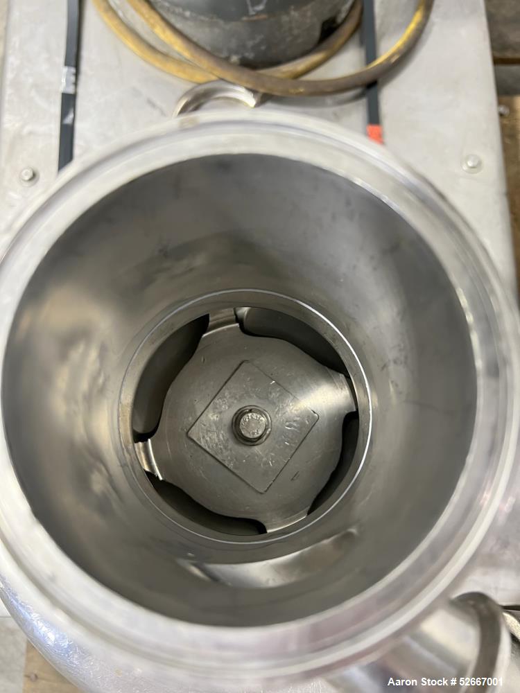Used- Tri-Clover Tri-Blender, Model F3218MD-B40, Stainless Steel. Approximate Dry ingredients capacity up to 100 pounds per ...