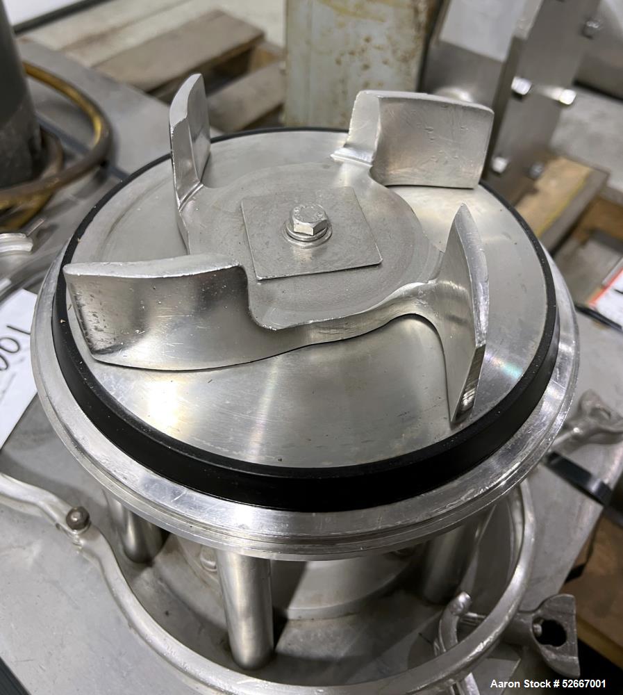 Used- Tri-Clover Tri-Blender, Model F3218MD-B40, Stainless Steel. Approximate Dry ingredients capacity up to 100 pounds per ...
