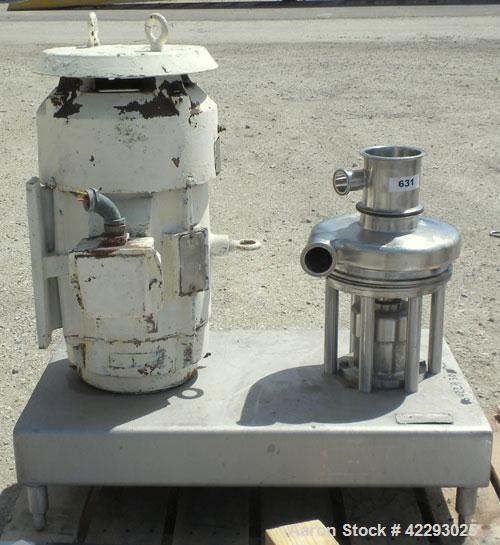 Used Stainless Steel Tri-Clover Tri-Blender, model F3218MD-BBVS