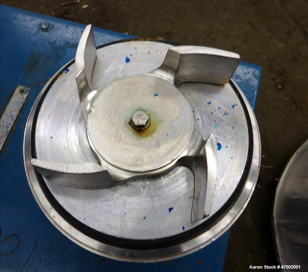 Used Tri-Clover Tri-Blender, Model F3218MD, Stainless Steel.