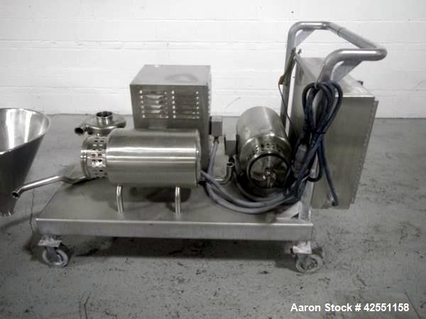 Used Stainless Steel Tri Clover Tri Blender, model F3218