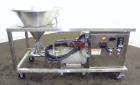 Used Fristam Model 20-53 Powder Mixing System. Induction rate powders: 160-220 pounds per minute. Induction rate thickeners: 4-9 pounds per minute. Liquid flow: 100-140 gallons per minute. Consisting...