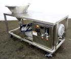 Used Fristam Model 20-53 Powder Mixing System. Induction rate powders: 160-220 pounds per minute. Induction rate thickeners: 4-9 pounds per minute. Liquid flow: 100-140 gallons per minute. Consisting...