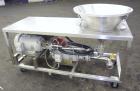 Used Fristam Model 20-53 Powder Mixing System. Induction rate powders: 160-220 pounds per minute. Induction rate thickeners: 4-9 pounds per minute. Liquid flow: 100-140 gallons per minute. Consisting...