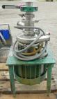 Used- Tri Clover Tri Blender, Model F2116MD-B40, 316 Stainless Steel. Approximately 4-1/2
