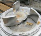 Used Tri Clover Tri Blender, Model F2116MD-B40, 316 Stainless Steel. Approximately 4-1/2
