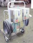 Used Tri-Clover Tri-Blender, Model F2116MDG-SYS-460, 316 Stainless Steel. Dry ingredient capacity up to 50 pounds per minute. Approximate 4” diameter 3 blade impeller. Driven by a 3 hp, 3/60/230/460 ...