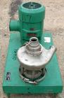 Used Tri Clover Tri-Blender, Model F3218MD-B40, 316 Stainless Steel. Approximate 7.5