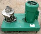 Used Tri Clover Tri-Blender, Model F3218MD-B40, 316 Stainless Steel. Approximate 7.5