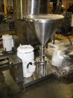 Used Tri-Clover TriBlender, 15 hp, mounted on stainless steel base.  Includes funnel, 240/480 VAC, 60 Hz.