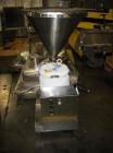 Used Tri-Clover TriBlender, 15 hp, mounted on stainless steel base.  Includes funnel, 240/480 VAC, 60 Hz.