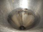 Used Tri-Clover TriBlender, 15 hp, mounted on stainless steel base.  Includes funnel, 240/480 VAC, 60 Hz.