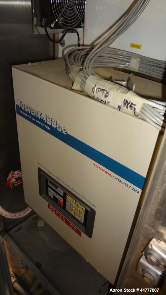 Used Stainless Steel Bepex Turbulizer, Model TCS-20-13