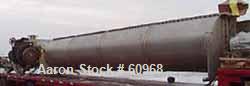 USED:Bepex model TCS42-22 turbulizer. Stainless steel. 42" dia x 22'long. Split shell design. Side steam injection ports. 10" diametertop feed inlet + 10" diameter end bottom outlet. Air seals.Outboa...