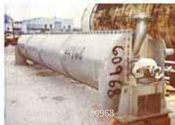 USED:Bepex model TCS42-22 turbulizer. Stainless steel. 42" dia x 22'long. Split shell design. Side steam injection ports. 10" diametertop feed inlet + 10" diameter end bottom outlet. Air seals.Outboa...