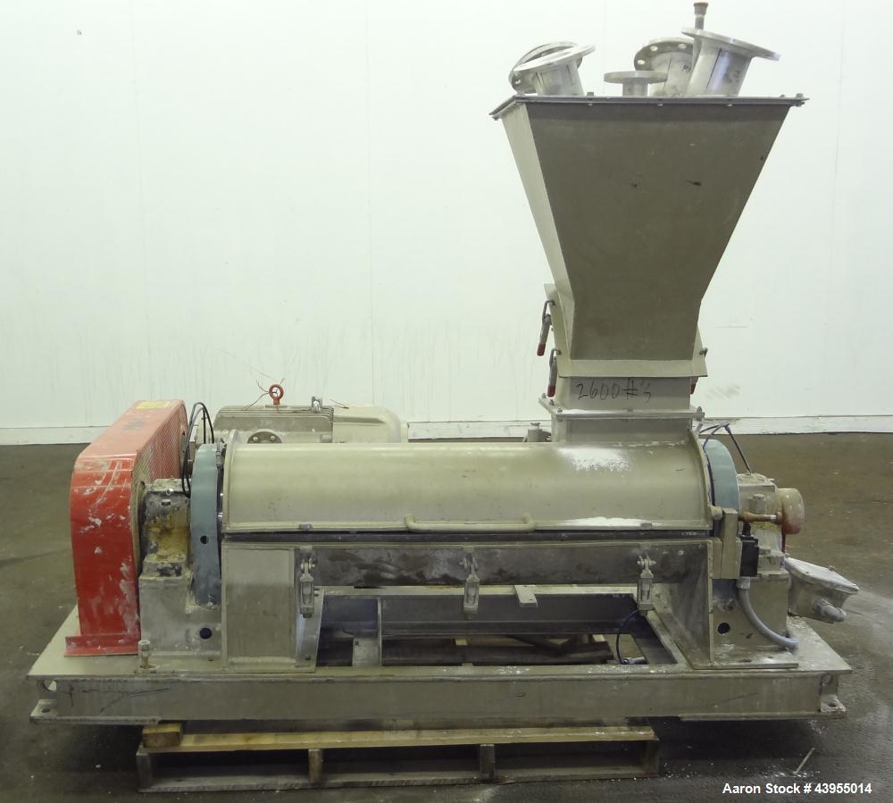 Used Stainless Steel Drais Annular Zone Mixer, Type K-TT80HDD