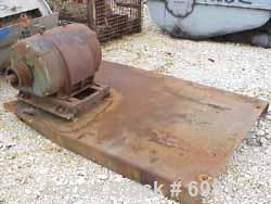 Used Strong Scott Turbulizer, Model T-30, 316 Stainless Steel. 30" diameter x 59" long non-jacketed chamber. 12" diameter shaft with 4 rows of (18) 9/16" wide x 3/8" thick x 3" long end blades welded...