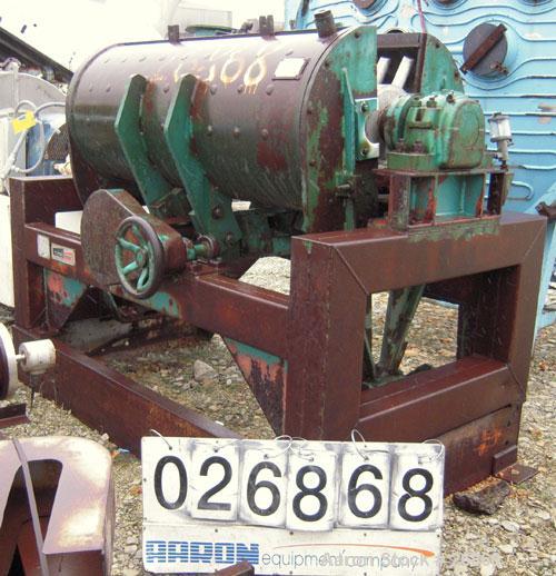 Used Strong Scott "Super" Turbulizer, Model TCJH-20, Chrome. 20" diameter x 55" long chamber. Approximate 10" diameter shaft with (4) rows of (14) 304 stainless steel single edge blades. Open clamshe...