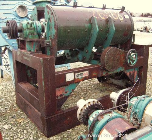 Used Strong Scott "Super" Turbulizer, Model TCJH-20, Chrome. 20" diameter x 55" long chamber. Approximate 10" diameter shaft with (4) rows of (14) 304 stainless steel single edge blades. Open clamshe...