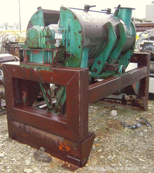 Used Strong Scott "Super" Turbulizer, Model TCJH-20, Chrome. 20" diameter x 55" long chamber. Approximate 10" diameter shaft with (4) rows of (14) 304 stainless steel single edge blades. Open clamshe...
