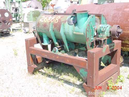 Used Strong Scott "Super" Turbulizer, Model TCJH-20, Chrome. 20" diameter x 55" long chamber. Approximate 10" diameter shaft with (4) rows of (14) 304 stainless steel single edge blades. Open clamshe...