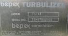 USED:Bepex turbulizer, model TS-14, 304 stainless steel.14