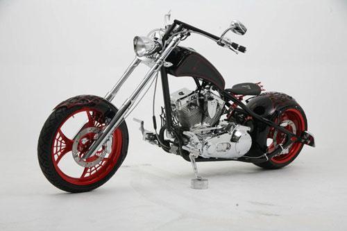 Unused-2007 Orange County Choppers Web Bike.  Engine:  Evolution Big Twin Style 84-89.  Displacement is 100 CID.  S&S polished finish, 9.6:1 compression ratio.  S&S 520 CAM camshaft installed.  S&S S...