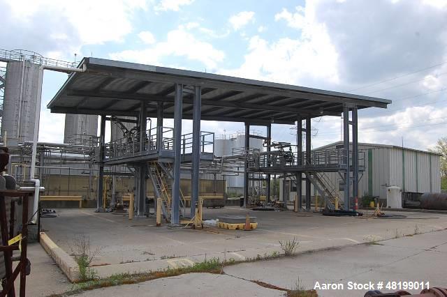 Used Tanker Truck Safety Loading Station. (4) Truck bays. Approximate 40' x 80' with roof.