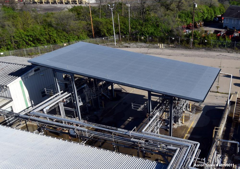 Used Tanker Truck Safety Loading Station. (4) Truck bays. Approximate 40' x 80' with roof.