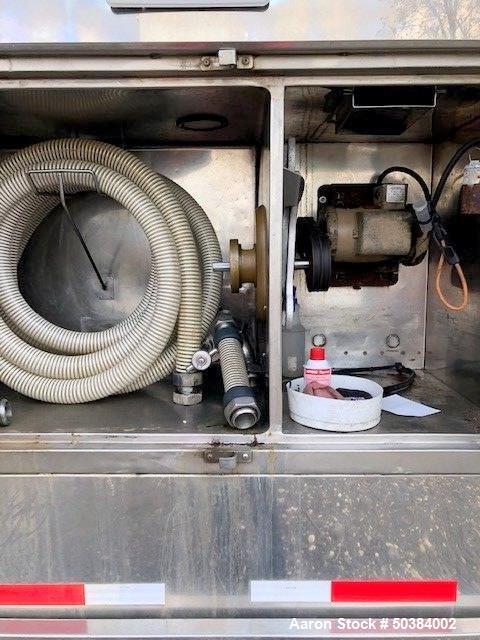 Used Fruehauf 7,500 Gallon Stainless Steel Milk Tanker.