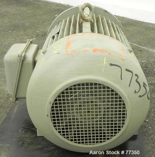 Used AEG Motor, 18.5 kw (24 hp), 3/60/460 volt,