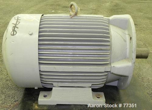 Used AEG Motor, 18.5 kw (24 hp), 3/60/460 volt, 1770 rpm.