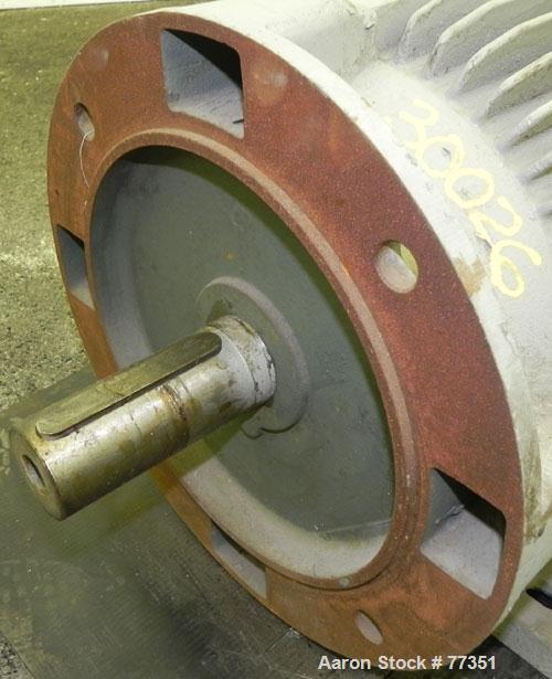 Used AEG Motor, 18.5 kw (24 hp), 3/60/460 volt, 1770 rpm.