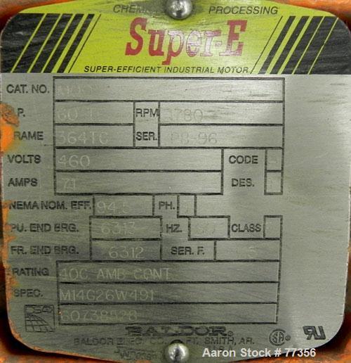 Used Baldor Motor. 60 HP, 3/60/460 Volt, 1780 RP