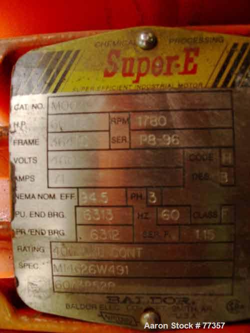 Used Baldor Motor. 60 HP, 3/60/460 Volt, 1780 RP