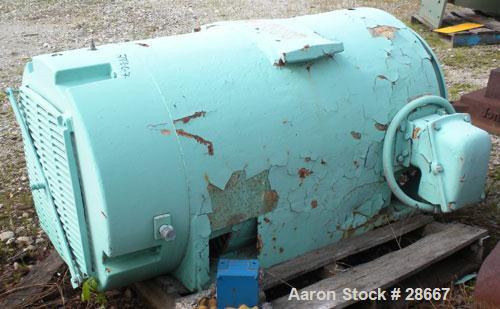 Used- General Electric Custom 8000 Motor, Model 5K811058A10. 200 HP, 3/60/2300 Volt, 1780 RPM. 8110 frame, type K, 45 Amp.