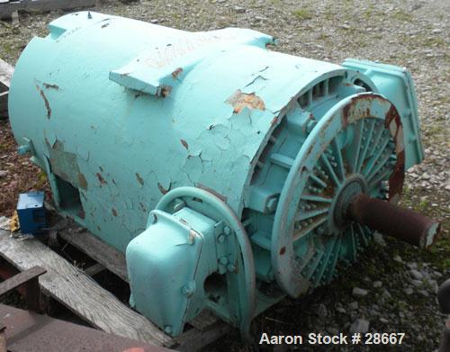 Used- General Electric Custom 8000 Motor, Model 5K811058A10. 200 HP, 3/60/2300 Volt, 1780 RPM. 8110 frame, type K, 45 Amp.