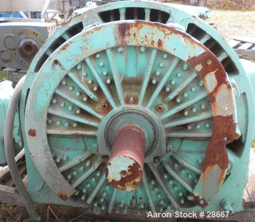Used General Electric Custom 8000 Motor, Model 5K811058A10. 200 HP, 3/60/2300 Volt, 1780 RPM. 8110 frame, type K, 45 Amp.