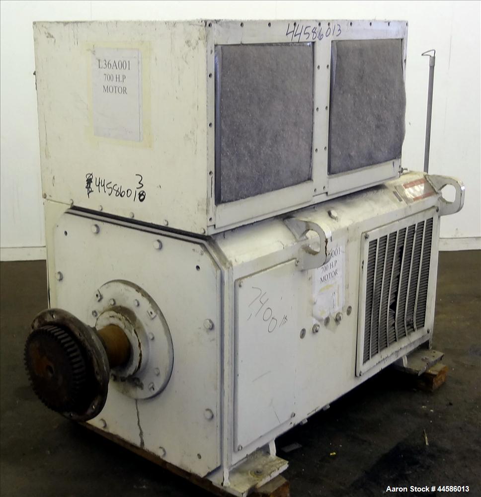 Used General Electric DC Motor, 700 HP, 500 Volt