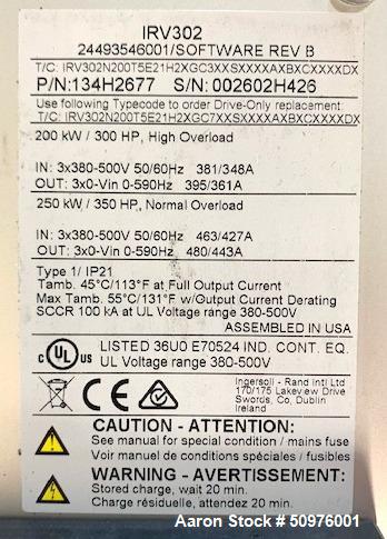 Unused- Ingersoll Rand Variable Frequency Drive